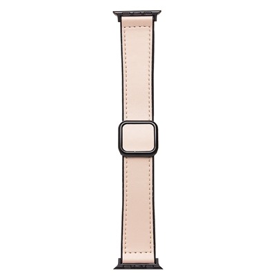 Ремешок - ApW38 Square buckle Apple Watch 38/40/41мм экокожа (apricot)