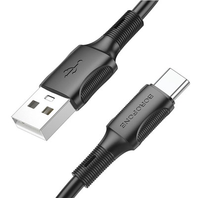 Кабель USB - Type-C Borofone BX80  100см 2,4A  (black)