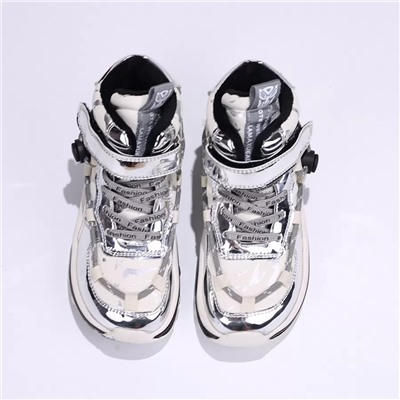 Утепленные кроссовки Snoffy 20910 Silver