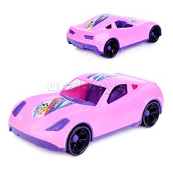 Машинка Turbo "V" розовая