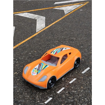 Машинка Turbo "V" оранжевая