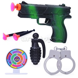 Игровой набор "Супер Полиция-1" (с гранатой и наручниками) в пакете