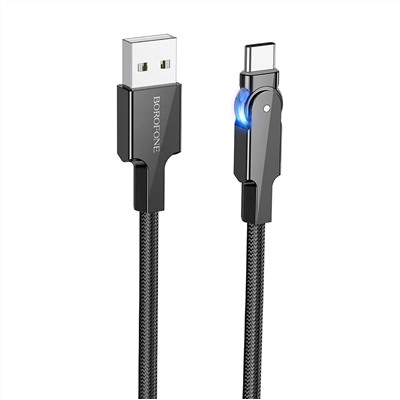 Кабель USB - Type-C Borofone BU41   3A  (black)