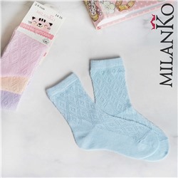 Детские хлопковые носки в сетку MilanKo IN-162