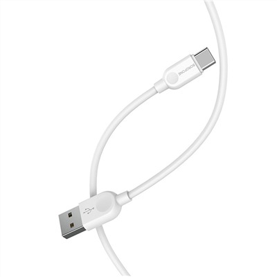 Кабель USB - Type-C Borofone BX14  200см 3A  (white)