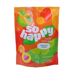 Соль для ванн 500г "SOHappy" Мохито Лайм