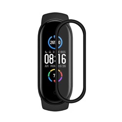 Защитная пленка TPU - Polymer nano для "Xiaomi Mi Band 6" матовая (black) прозрачный