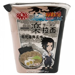 Лапша б/п со вкусом морепродуктов Yile Noodles Naruto (серая), Китай, 100 г Акция