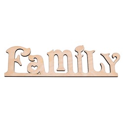 Декоративная табличка "Family"