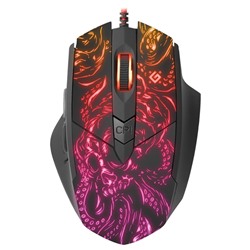 Мышь оптическая Defender Titan GM-650L RGB игровая