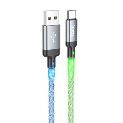 Кабель USB - Type-C Hoco U112   3A  (gray)