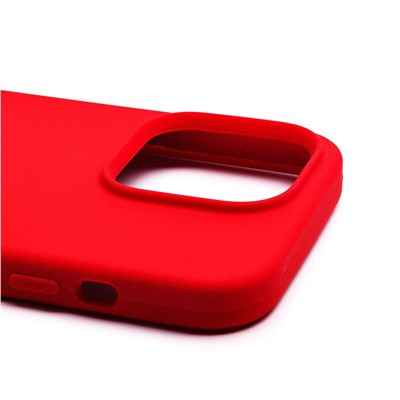 Чехол-накладка - SM003 SafeMag Soft Touch с анимацией для "Apple iPhone 14 Pro" (red)