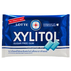 Жевательная резинка Освежающая Мята Xylitol Fresh Mint Thai Lotte, Таиланд, 11,6 г