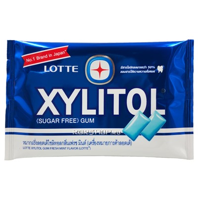 Жевательная резинка Освежающая Мята Xylitol Fresh Mint Thai Lotte, Таиланд, 11,6 г