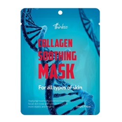 Thinkco Маска-салфетка для лица с коллагеном - Collagen soothing mask, 23мл