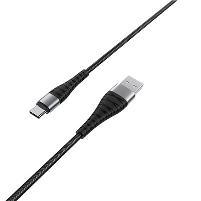 Кабель USB - Type-C Borofone BX32 Munificent (повр. уп)  100см 3A  (black)