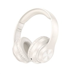 Bluetooth-наушники полноразмерные Borofone BO24 Gratified (milky white)