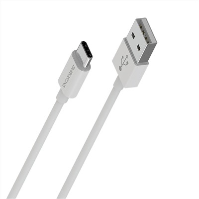 Кабель USB - Type-C Borofone BX22  100см 3A  (white)