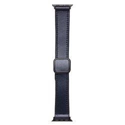 Ремешок - ApW38 Square buckle Apple Watch 38/40/41мм (deep blue)