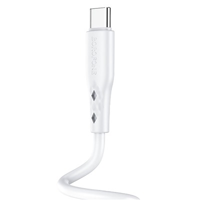 Кабель USB - Type-C Borofone BX48  100см 3A  (white)