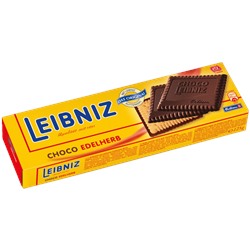 Leibniz Choco edelherb Песочное печенье с темным шоколадом 125г