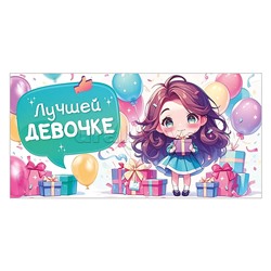 Конверт для денег "Лучшей девочке"