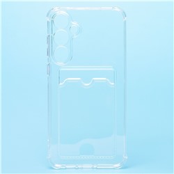 Чехол-накладка - SC278 с картхолдером для "Samsung Galaxy A55" (transparent) (231670)