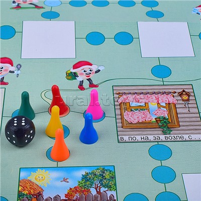 Игра развивающая для детей из бумаги и картона "Маленькие слова"