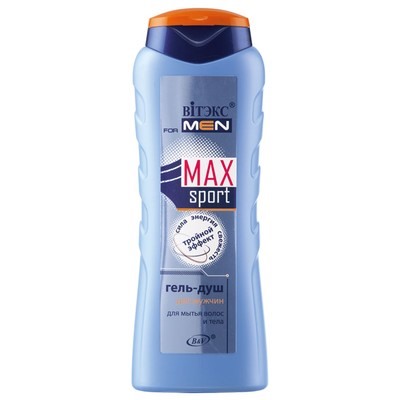 Витэкс Vitex for Men Sport Max  гель-душ для мытья волос и тела 400 мл