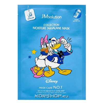 Маска тканевая для лица увлажняющая с экстрактом сквалана Collection Moisture Squalane Mask JMsolution, Корея, 30 мл Акция