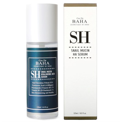 Cos De BAHA Сыворотка для лица с муцином улитки - Snail mucin hyalronic acid serum (SH), 120мл