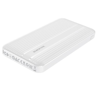 Внешний аккумулятор Borofone BJ9 10 000mAh Micro USB/USB Type-C (white)