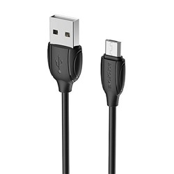 Кабель USB - micro USB Borofone BX19 (повр. уп)  100см 2,4A  (black)