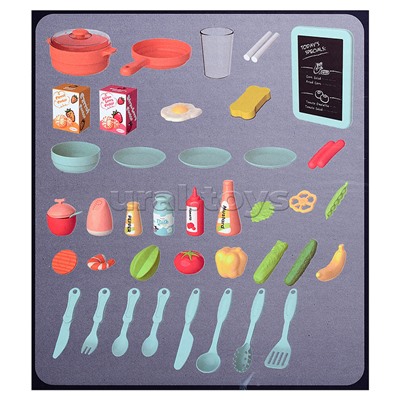 Игровой набор кухня "Юная хозяюшка" (42 предмета) в коробке