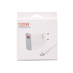 Адаптер Сетевой с кабелем - [BHR6034EU] USB 120W (USB/Type-C) (A) (white)