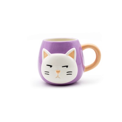 Кружка керамическая «Cat», violet