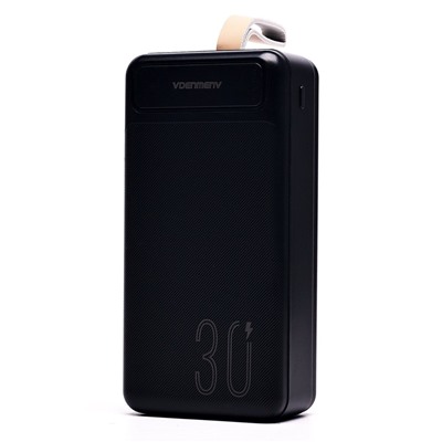 Внешний аккумулятор Denmen DP17 30000mAh Micro/Type-C/USB*2 (black)