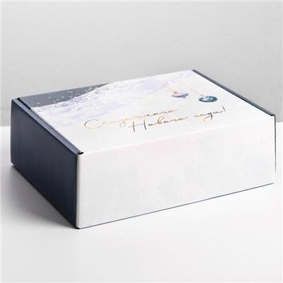 Коробка складная «Сказочного Нового года», 27 × 21 × 9 см