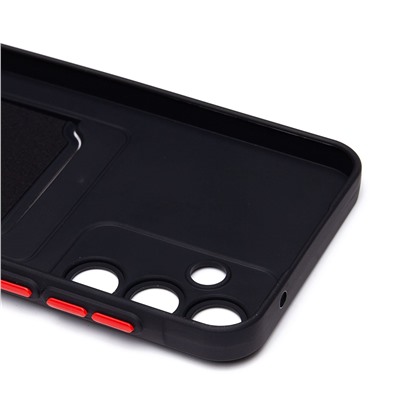 Чехол-накладка - SC337 с картхолдером для "Samsung Galaxy A55" (black) (228814)