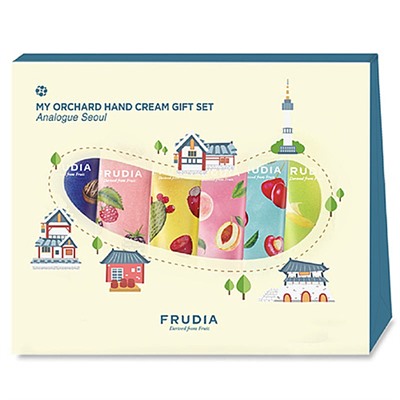 Frudia Подарочный набор кремов для рук - Analogue seoul my orchard hand cream gift set, 6*30 мл