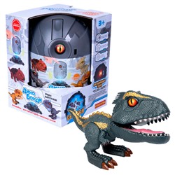Сборный динозавр Дино Бонди со светом и звуком, индораптор, тм Bondibon, BOX 13x13x17,6 см, арт. MC22-1.
