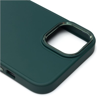 Чехол-накладка - SC311 для "Apple iPhone 14" (dark green) (210211)