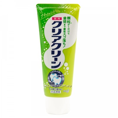 Зубная паста с микрогранулами Натуральная Мята Clear Clean Natural Mintha KAO, Япония, 120 г Акция