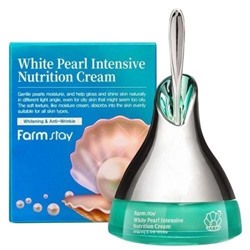 FarmStay Крем интенсивно питательный с экстрактом жемчуга – White pearl intensive nutrition , 50г