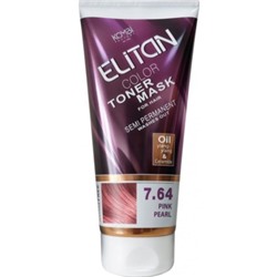 Тонирующая маска для волос "ELITAN" № 7.64 Розовая жемчужина 150 мл