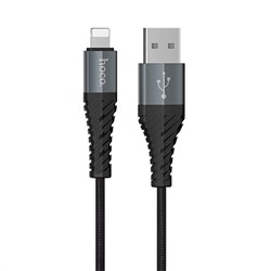 Кабель USB - Apple lightning Hoco X38 Cool Charging  100см 2,4A  (black)