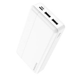 Внешний аккумулятор Borofone BJ24A 20000mAh Micro/Type-C/USB*2 (white)