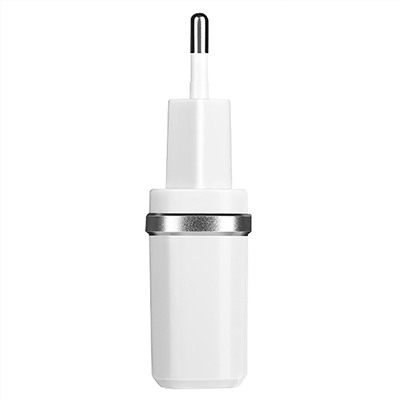 Адаптер Сетевой Hoco C12 2USB 2,4A/10W (white)