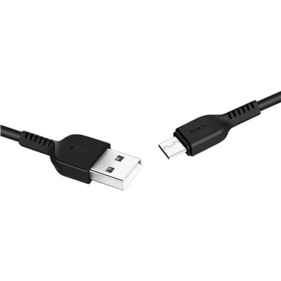 Кабель USB - Type-C Hoco X13 Easy  100см 2,4A  (black)