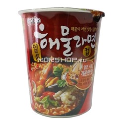 Лапша быстрого приготовления Хемуль рамён с морепродуктами (стакан), Корея, 65 г Акция